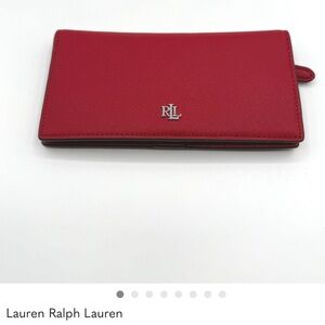 NWOT! Lauren Ralph Lauren Leather Slim Bifold Wallet.